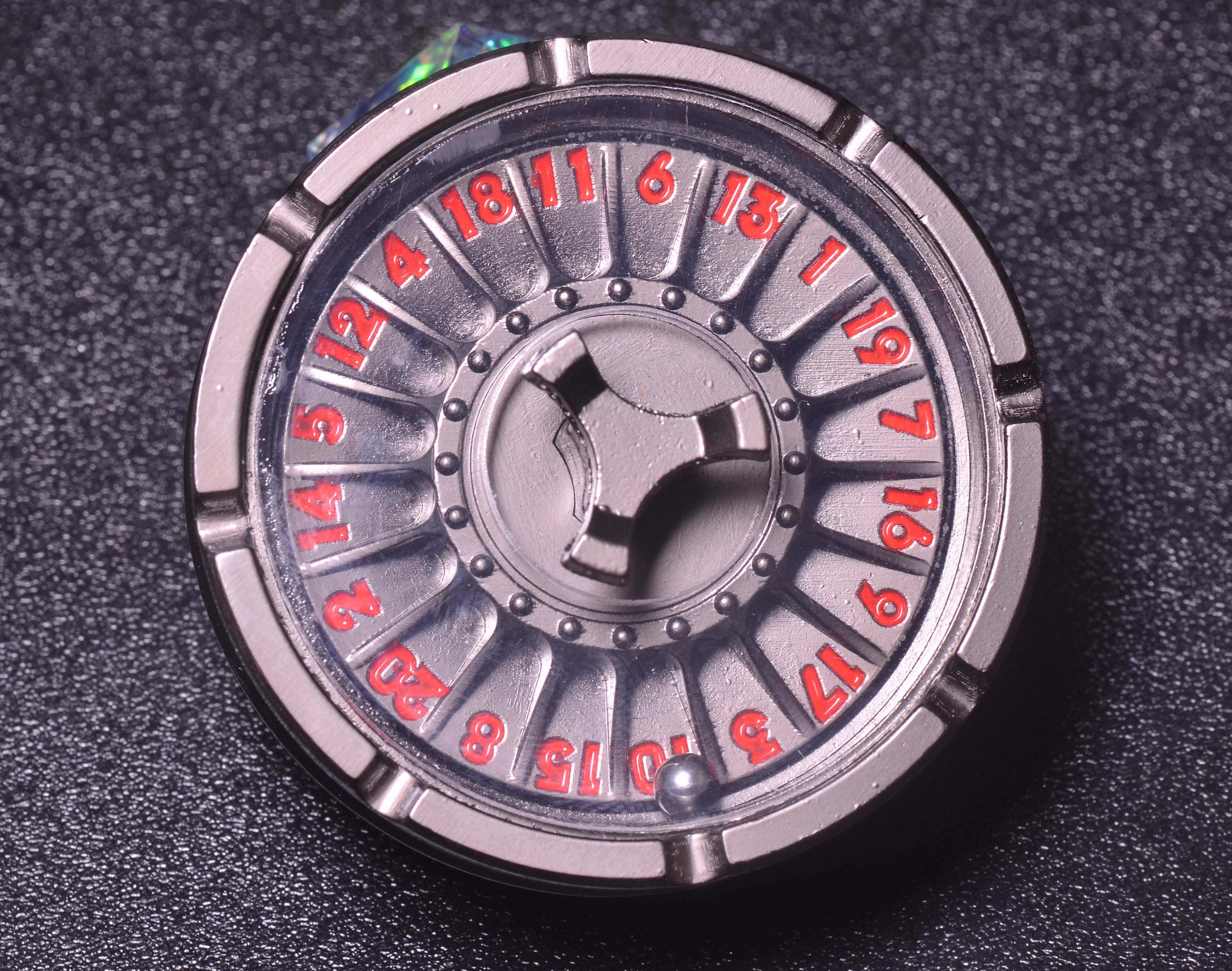 DND Roulette D20 dice – Unique Casino DICE-Inspired Dice with Dragon Engraving-D20 coin dice spinner