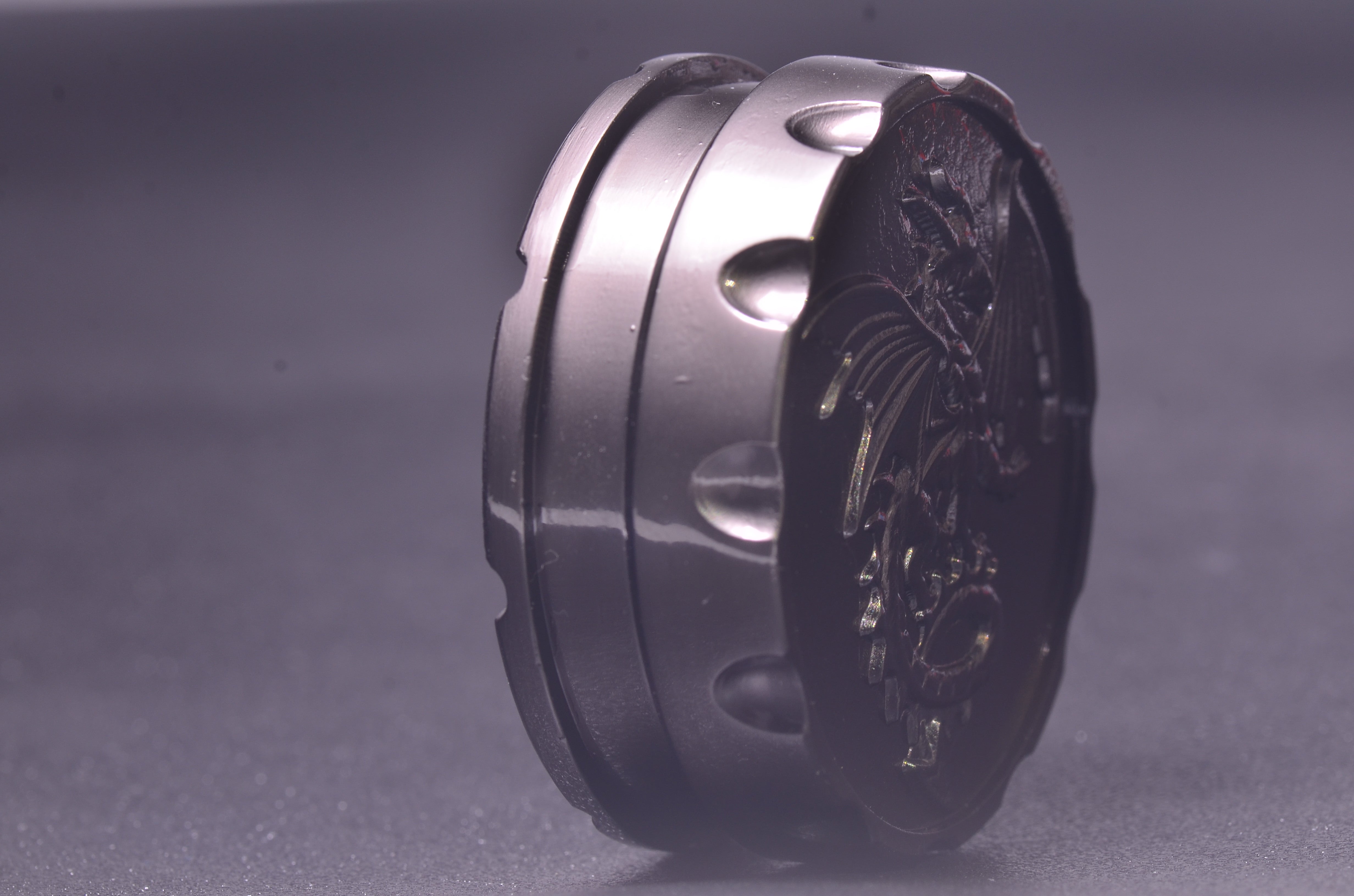 DND Roulette D20 dice – Unique Casino DICE-Inspired Dice with Dragon Engraving-D20 coin dice spinner