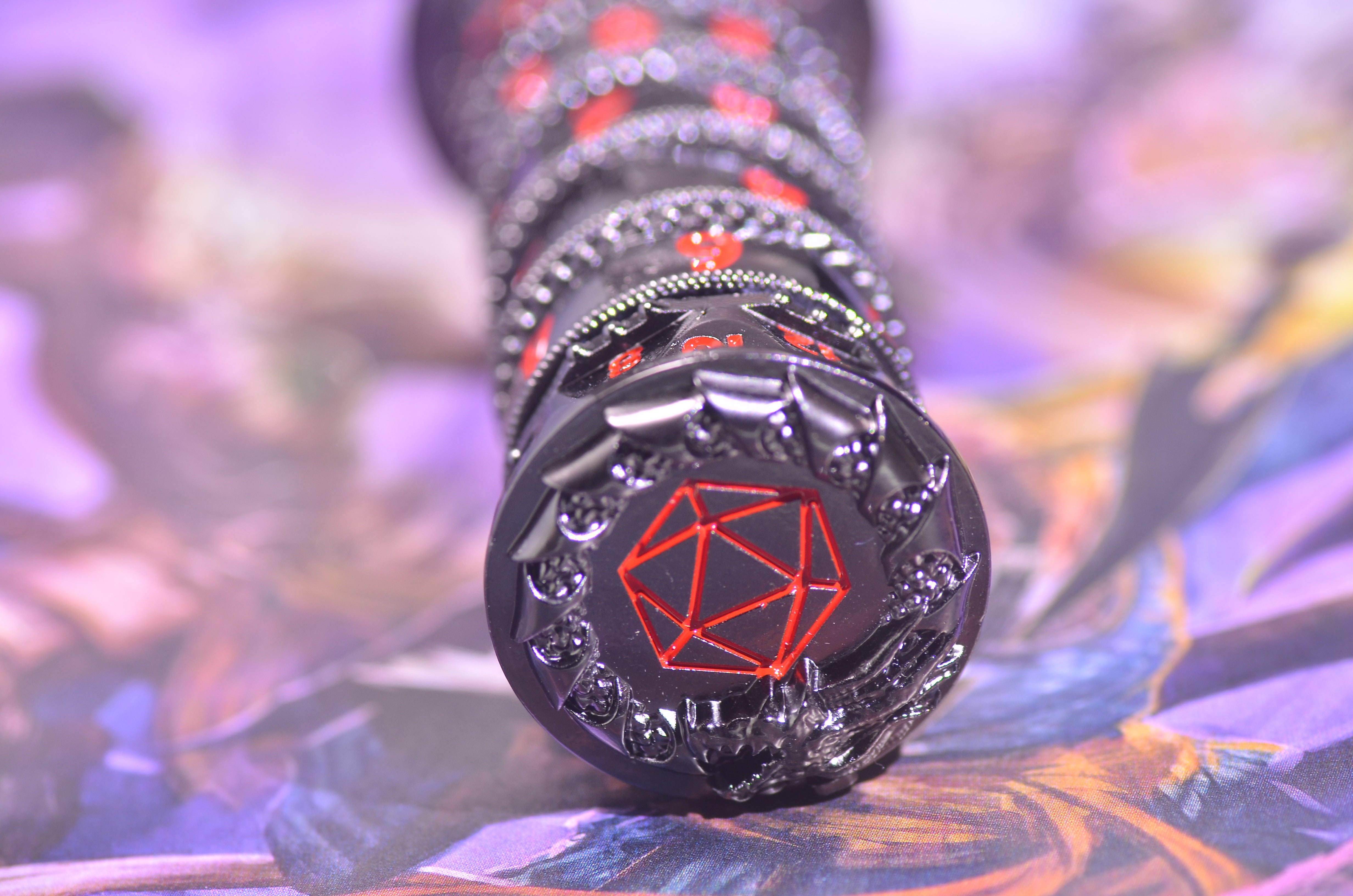 Rotating Prayer Wheel Dice - Unique Spinning Dragon Cylinder for DND