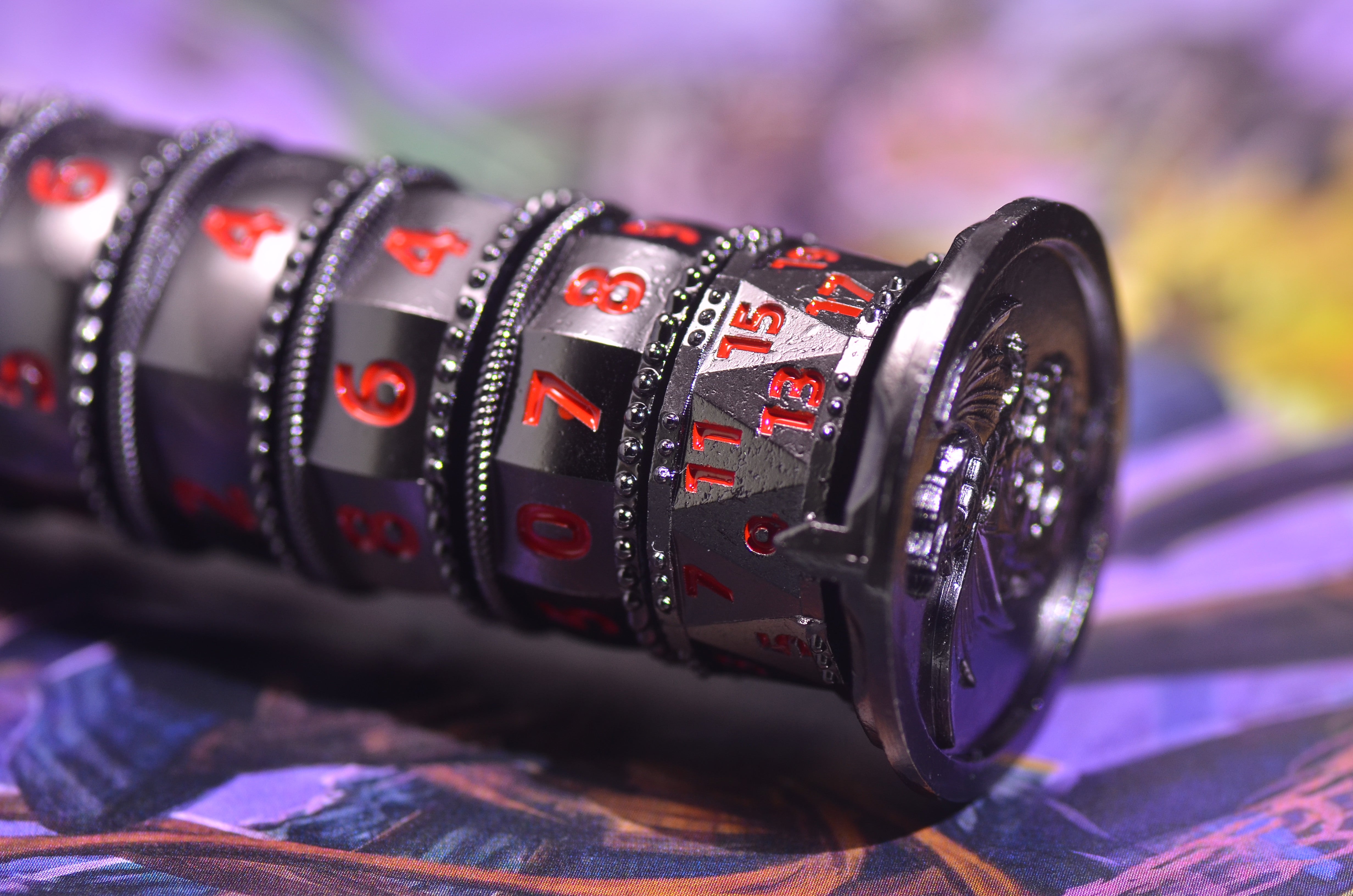 Rotating Prayer Wheel Dice - Unique Spinning Dragon Cylinder for DND