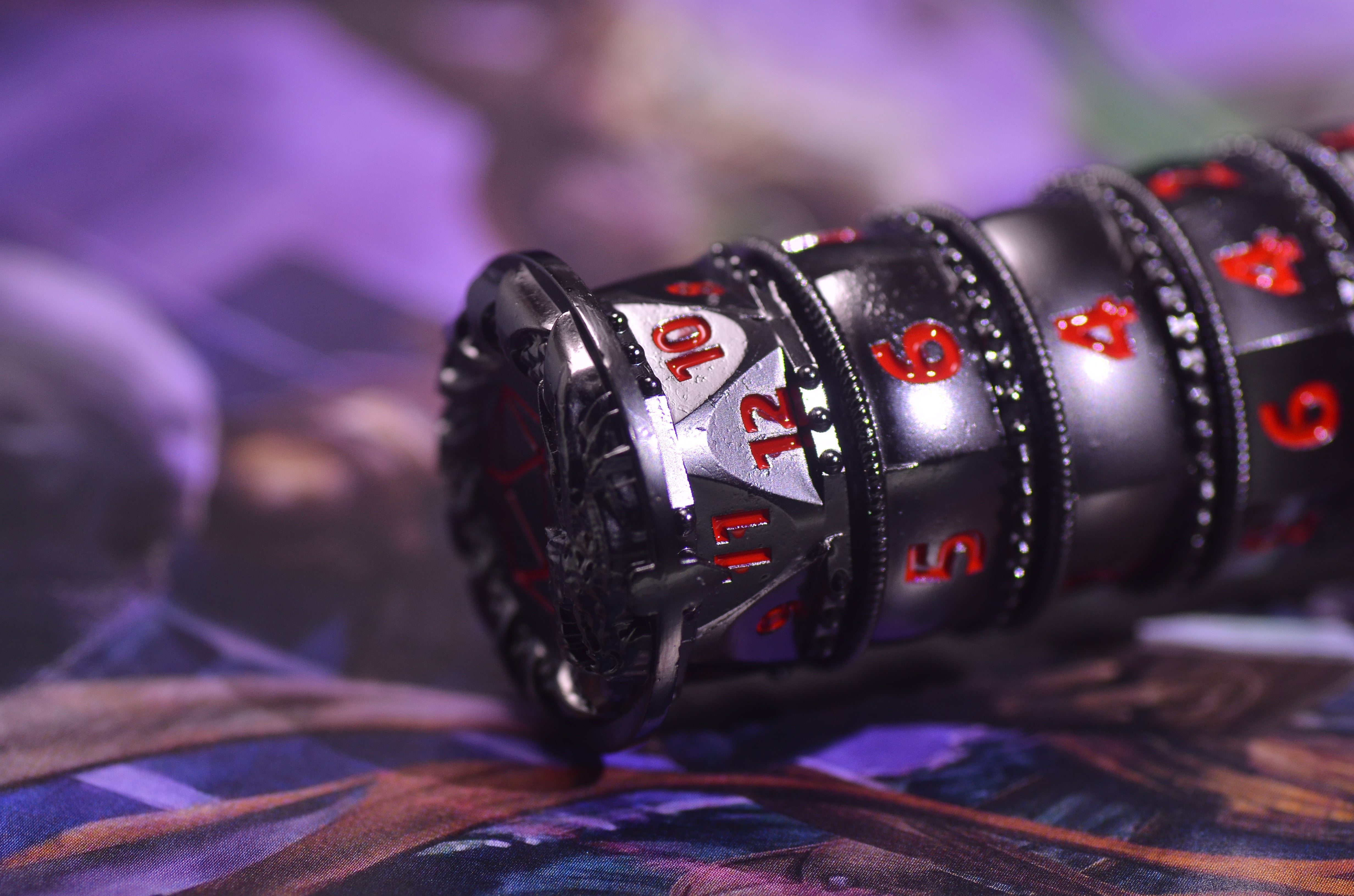 Rotating Prayer Wheel Dice - Unique Spinning Dragon Cylinder for DND