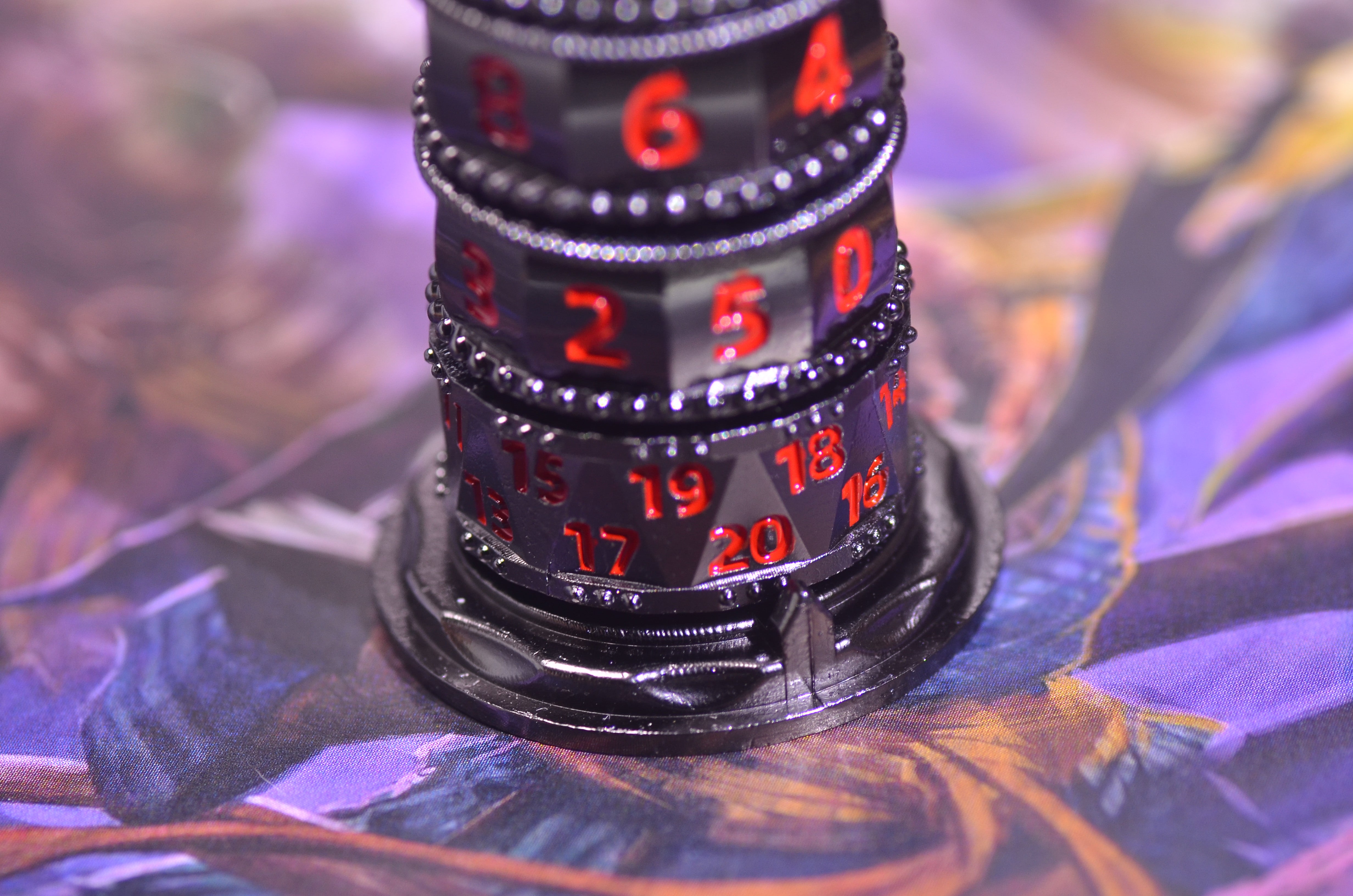 Rotating Prayer Wheel Dice - Unique Spinning Dragon Cylinder for DND