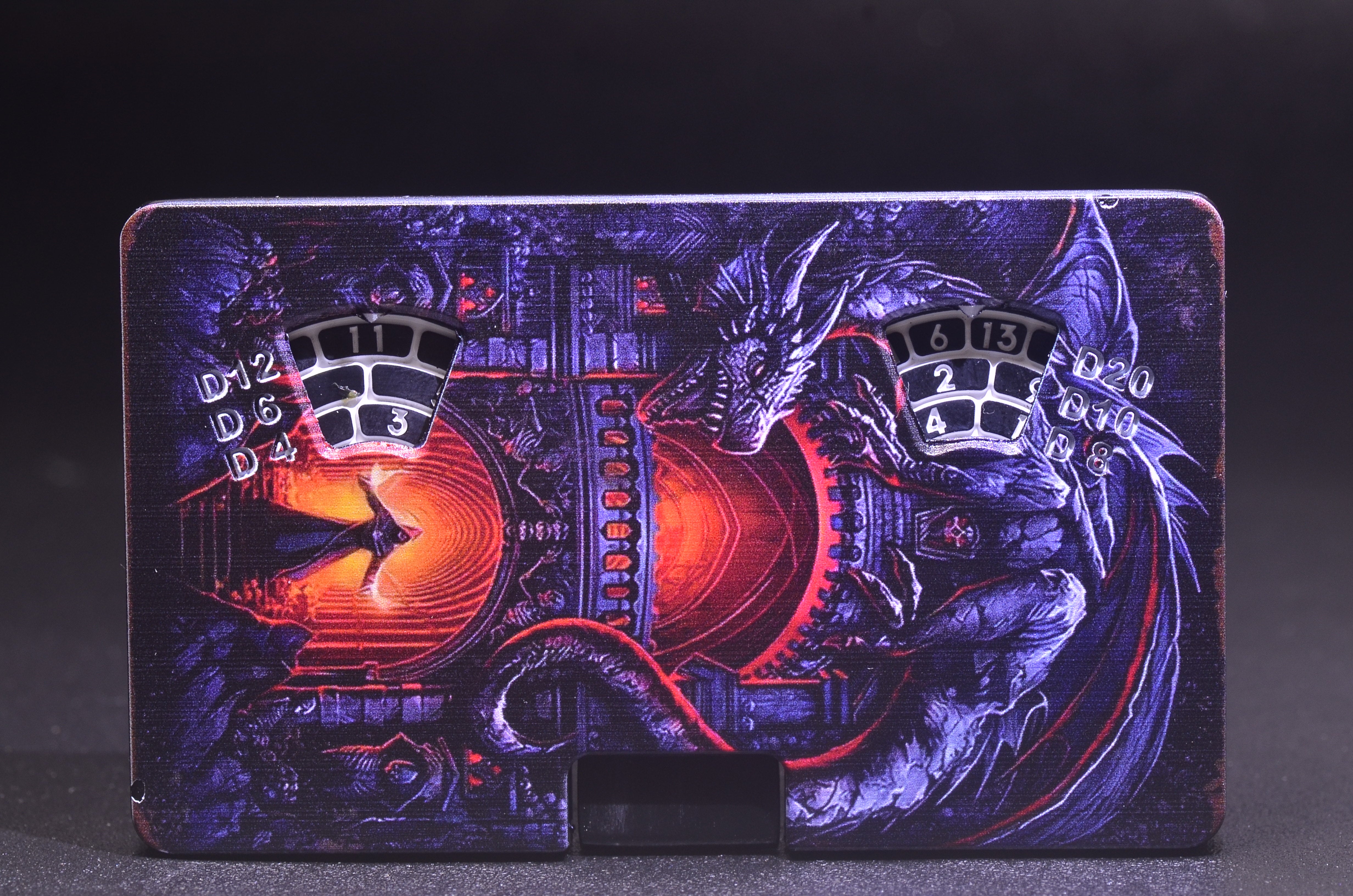 Magic Spinning Card Dice, Unique Design Dice,DND dice set,board game dice,spinner dice