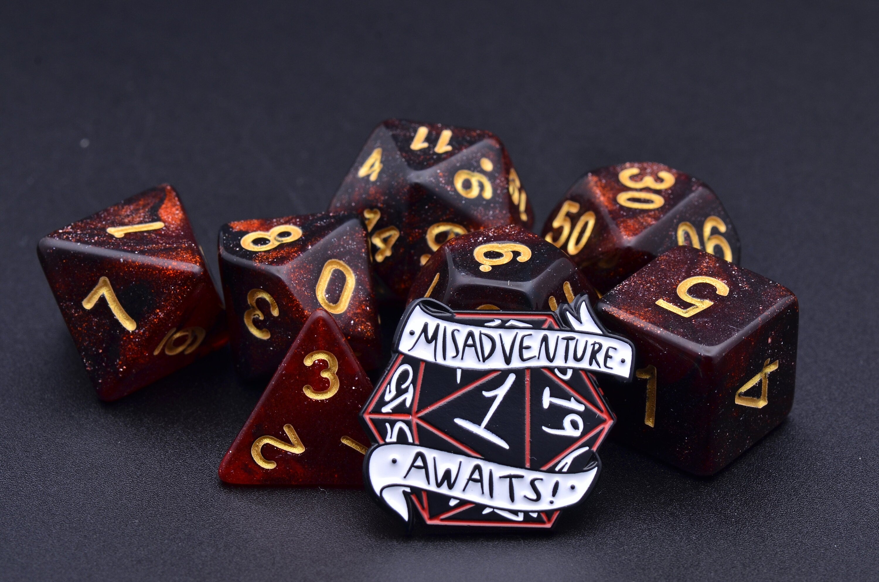 Mystery DND dice set,Mystery Random dice and pin,blind bag dice set,Fortune polyhedral dice set,Dungeons and Dragons DICE,DND gift