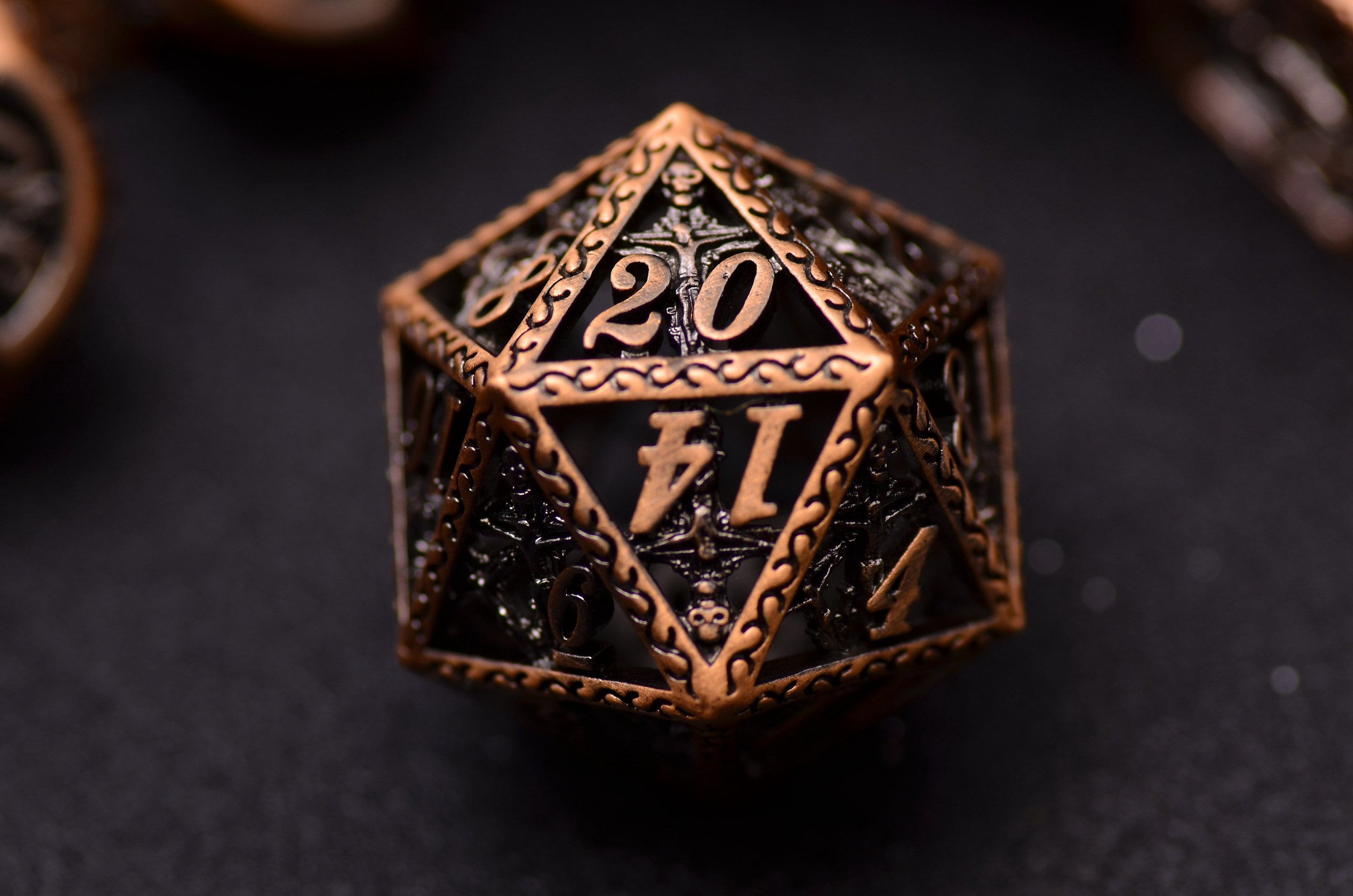 Jesus Saves hollow metal dice | Balanced hollow metal dice |Jesus suffered on the cross dice set | sharp edge metal dice