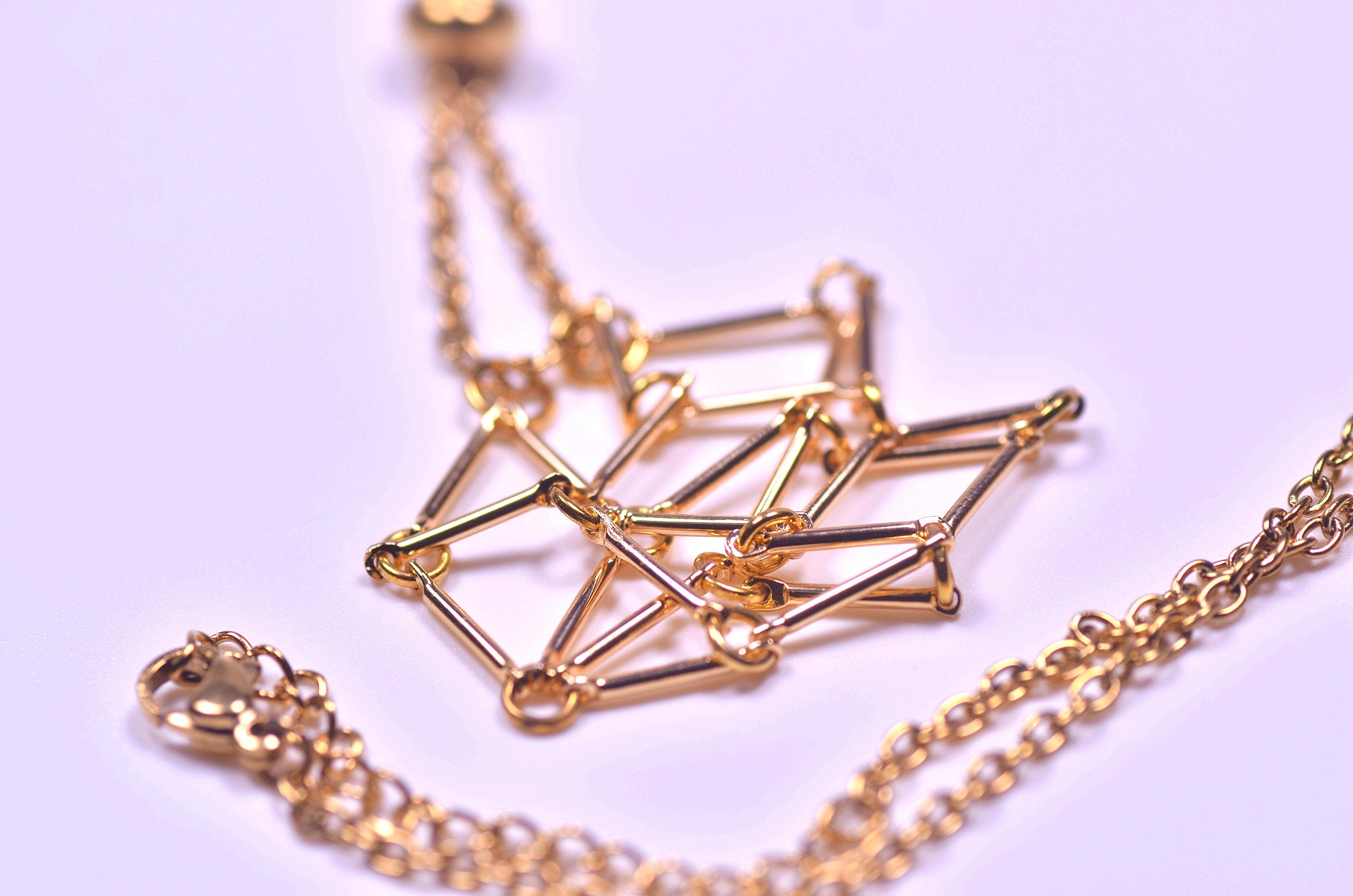 Dice cage Necklace, D20 Dice Necklace ,18k gold plated cage necklace,d20 pendant,DND BraceletValentine's Day DND jewelry Gift