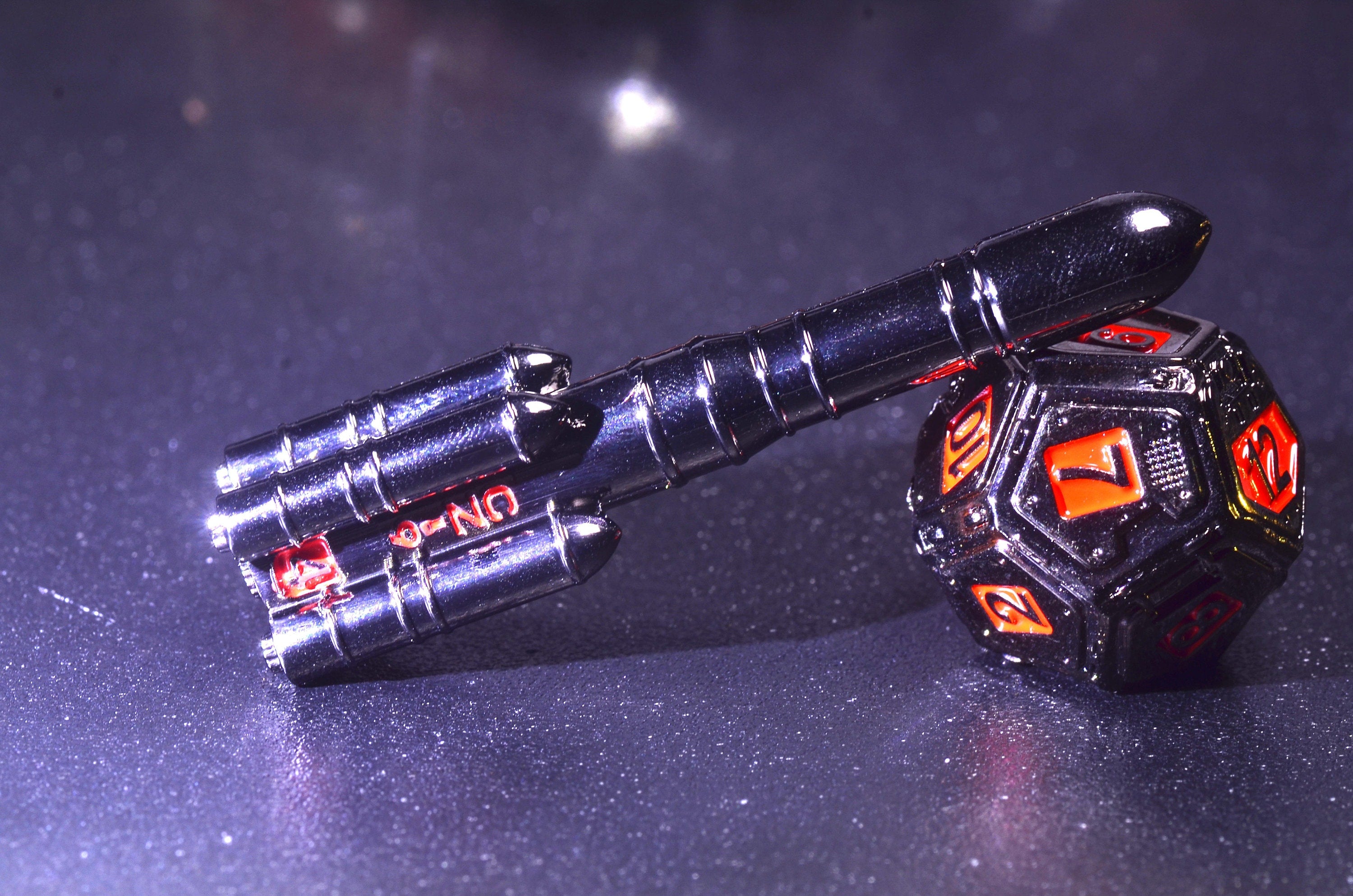 Star Wars Dice set, Spaceship Dice, Rocket Metal Dice,Weighted Metal Dice set, Unique Dice, DND Gift