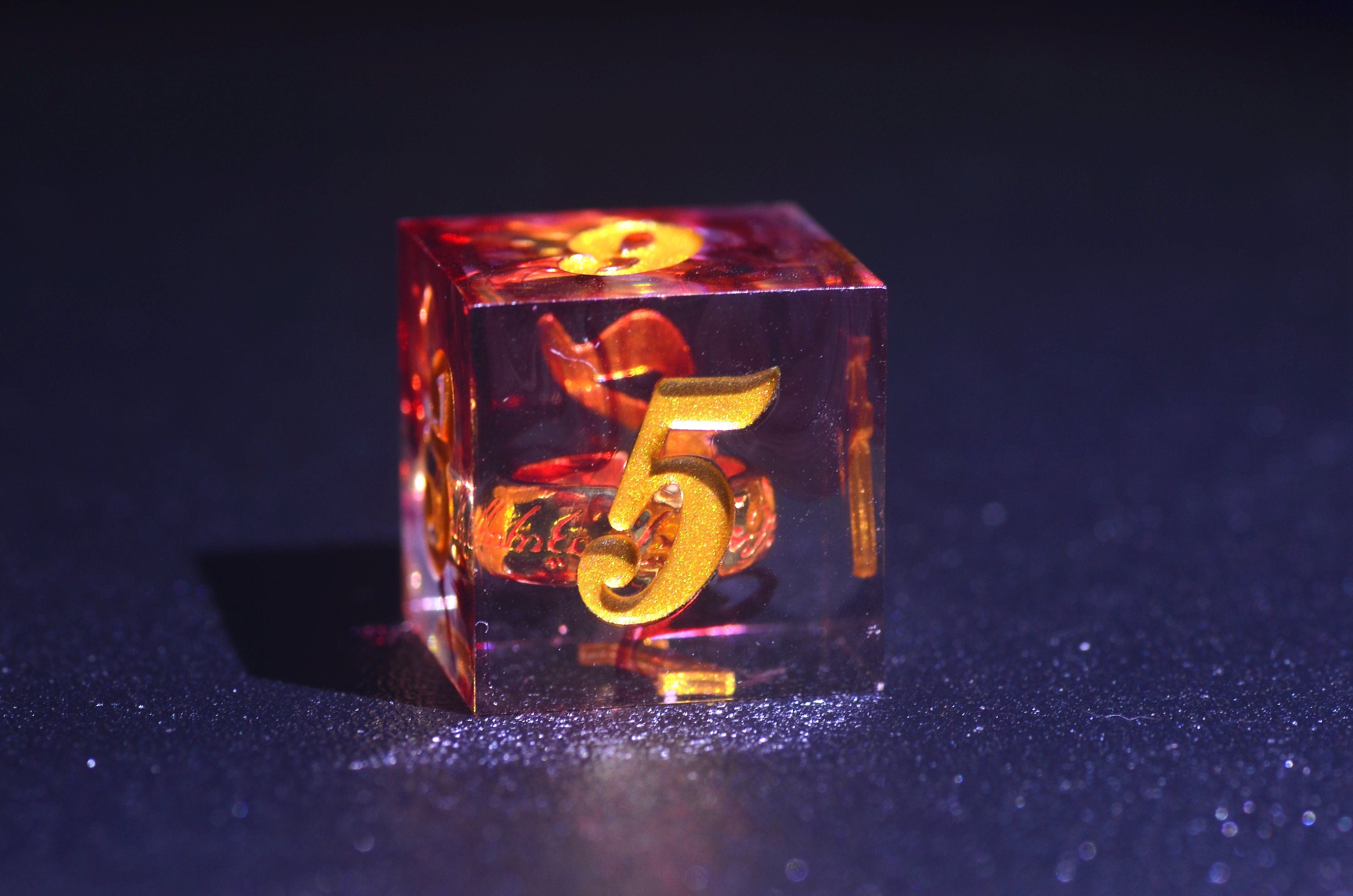 Lord of the rings DND dice set,Rings of Power dice set,blood-red ring dice,Sharp Edge resin dice,Dungeons and Dragons Polyhedral RPG Dice