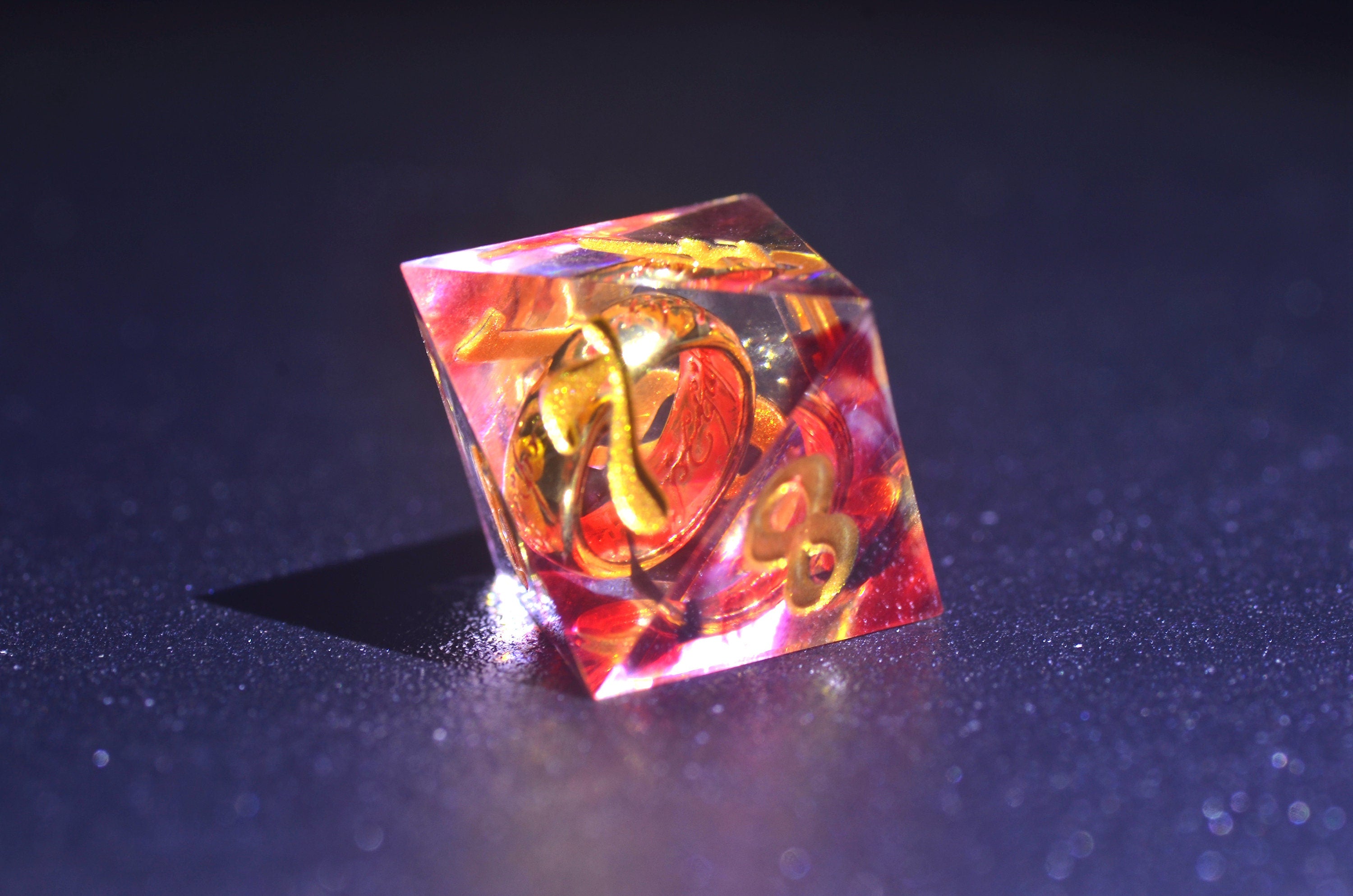 Lord of the rings DND dice set,Rings of Power dice set,blood-red ring dice,Sharp Edge resin dice,Dungeons and Dragons Polyhedral RPG Dice