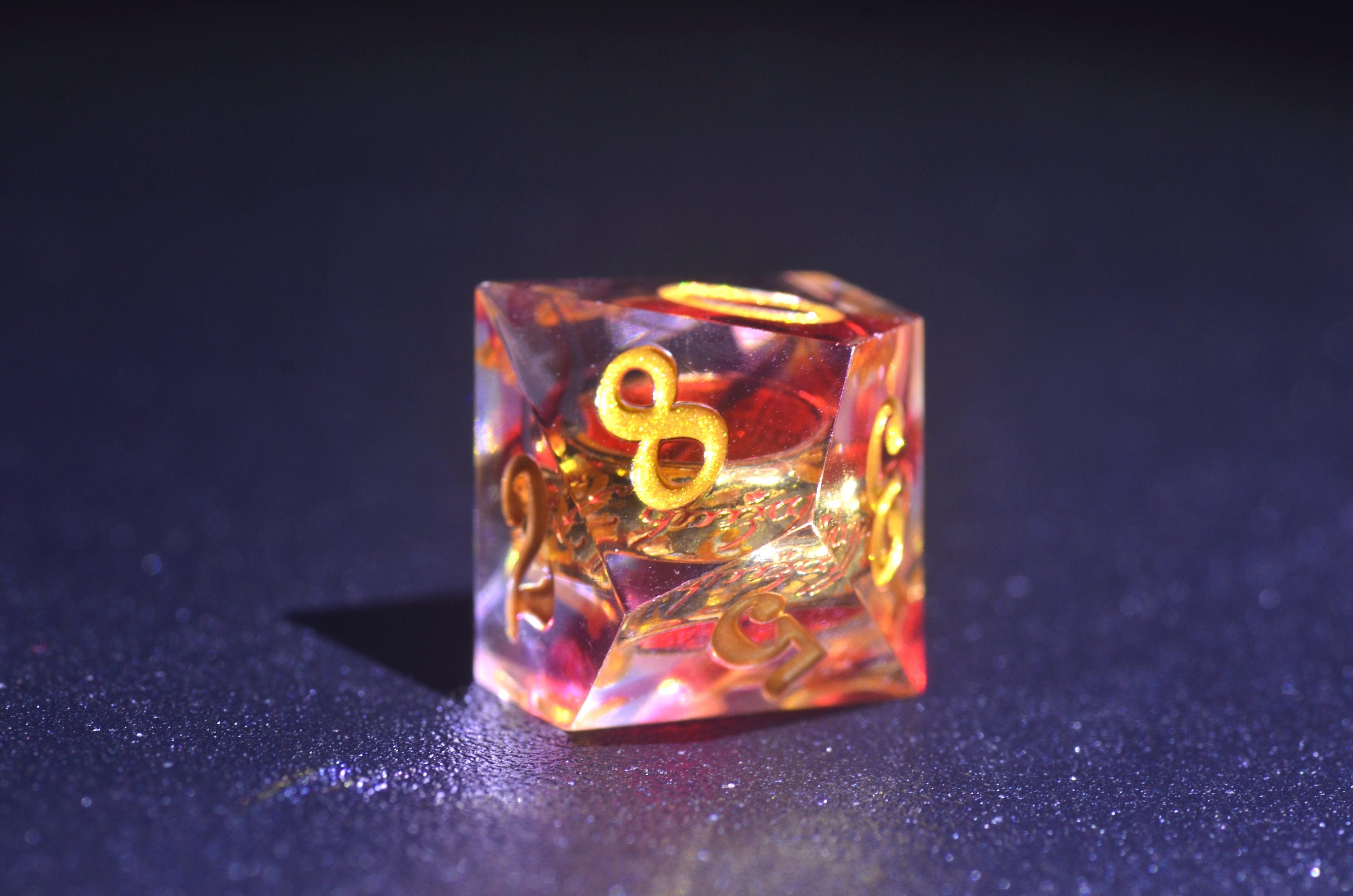 Lord of the rings DND dice set,Rings of Power dice set,blood-red ring dice,Sharp Edge resin dice,Dungeons and Dragons Polyhedral RPG Dice